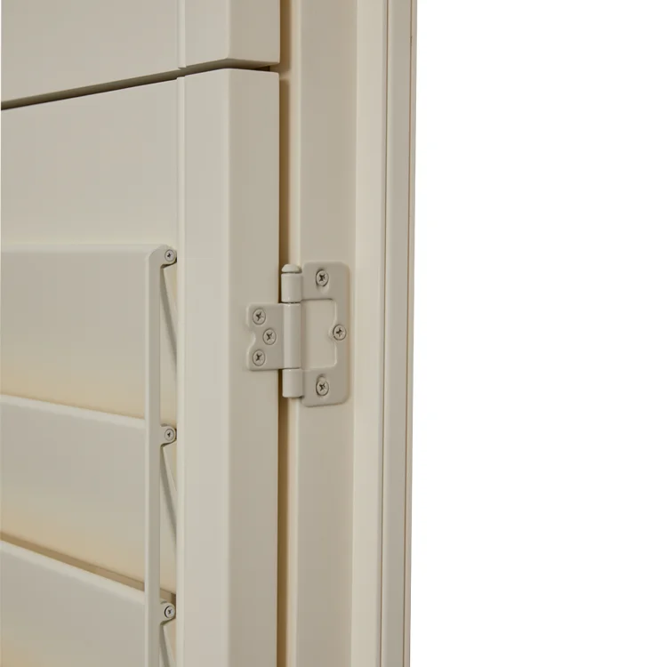 Tier on tier wooden shutters hidden tilt rod plantation shutters perfect to match your window