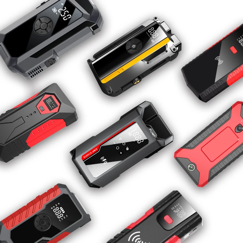 2024 Hot Sale Car Jump Starter&Power Bank&Air Pump 8000mAh Portable Car Battery Starter