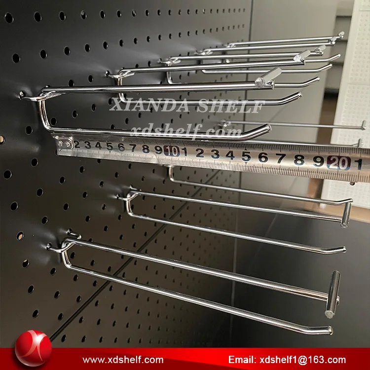 Prong Hook For Punch Panel Pegboard Display