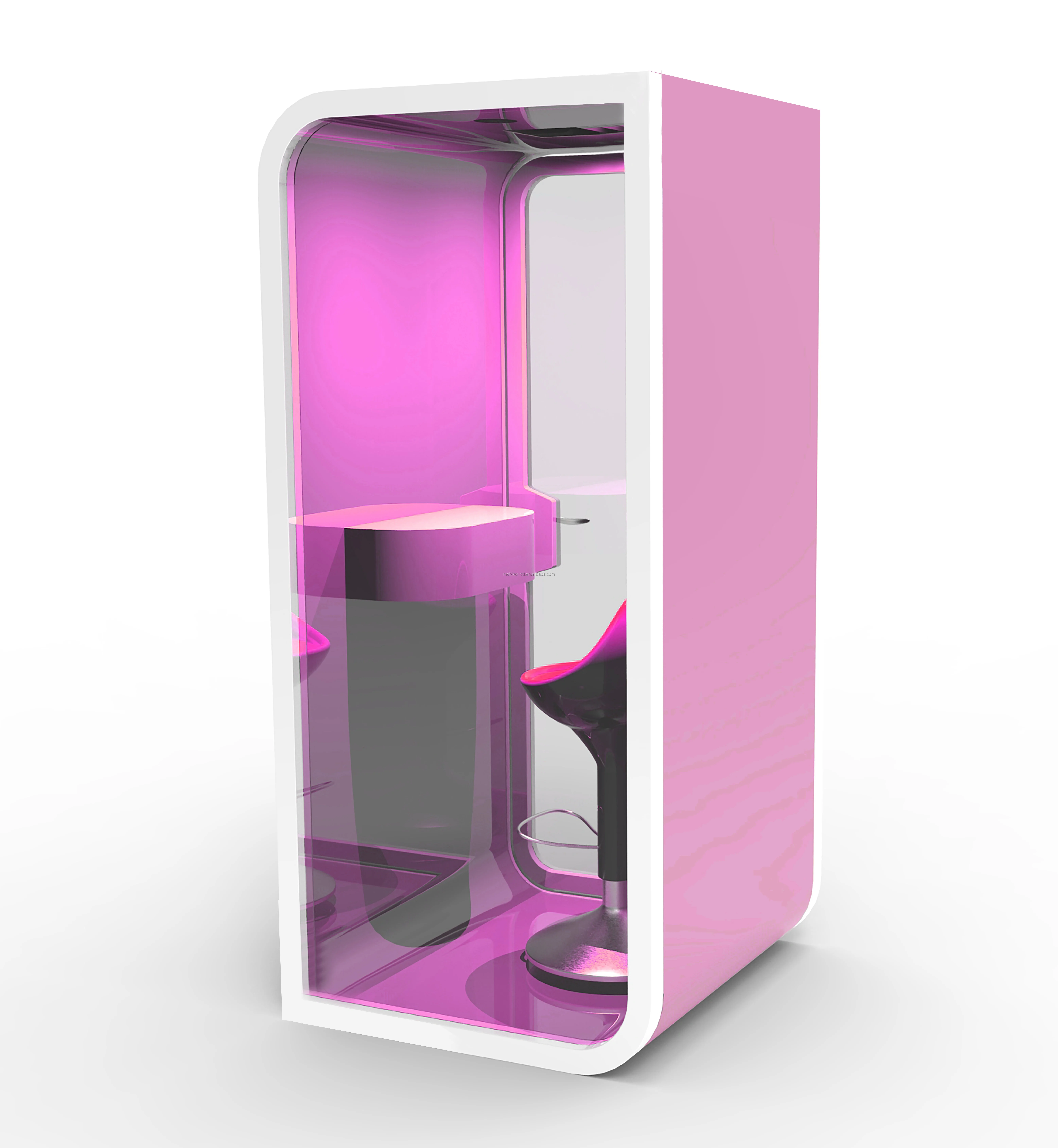 Single person privated office meeting cabin moveable office soundproof cabin