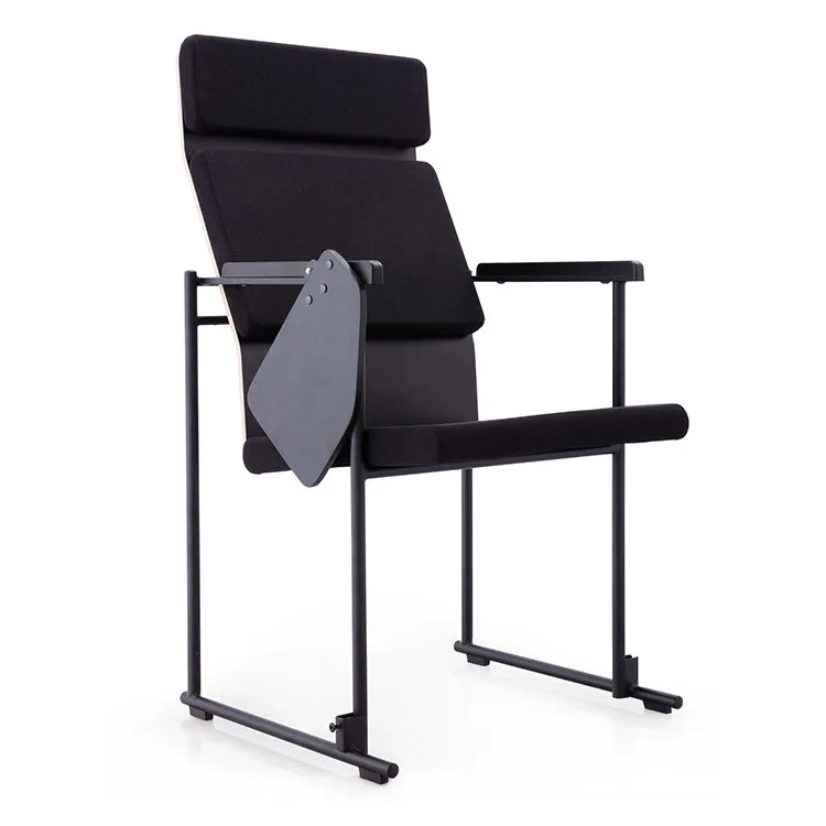 metal skeleton meeting room training chair backrest Comfortable sedentary meeting room office chair second hand
