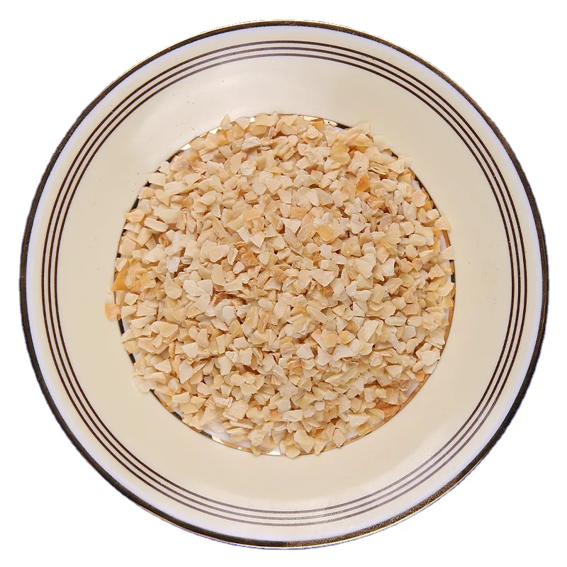 100% чистый органический Выращенный гранулированный чеснок, обезвоженный чеснок