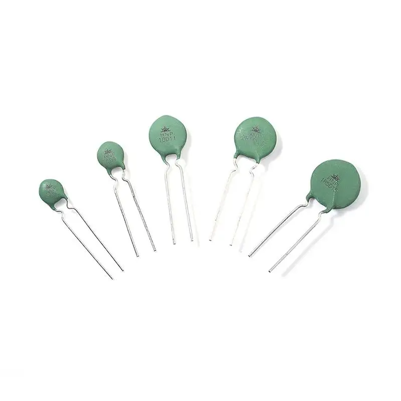protective thermistor  05101 5mm Green silicon PTC Thermistor