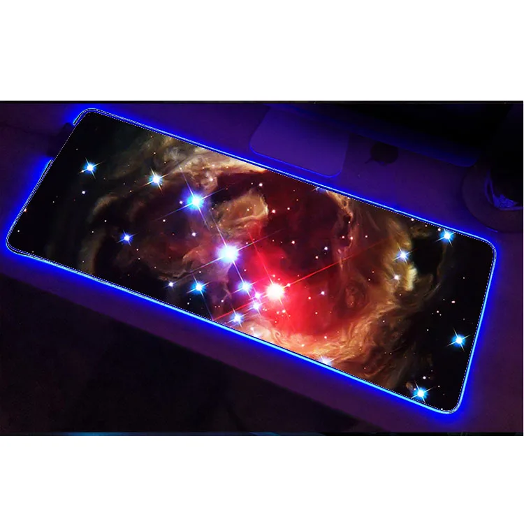Прямая продажа с фабрики Расширенный сублимации пользовательские большой RGB игровой коврик для мыши