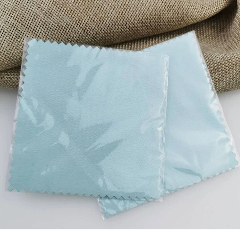  Microfibre Microfiber Customized Custom Sterling Gold Silver Jewellery Jewelry Cleaning Polishing Cloth For With
