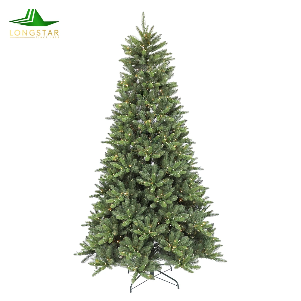 5ft 6ft 7ft 8ft 9ft Cheap Decorated PVC PE Artificial Christmas Tree With LED