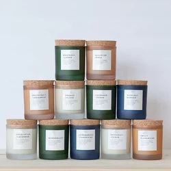Wholesale Soy Wax Sweet Basil Vanilla White Clove Fragrance Scented Candles