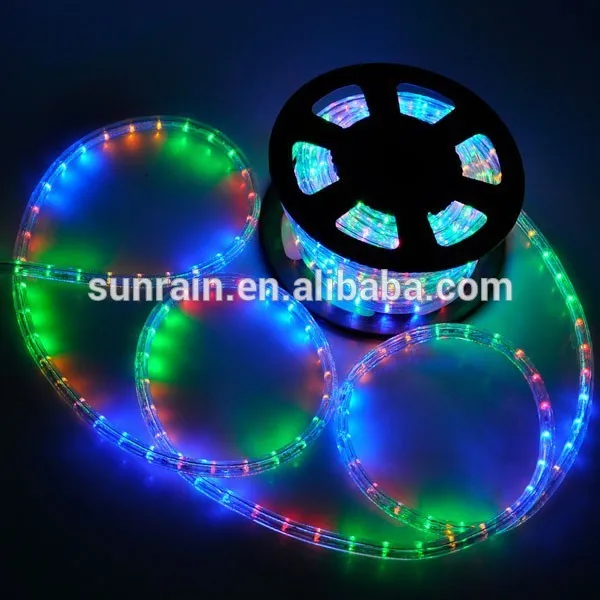 2020 PVC Wholesale Outdoor Led Rgb Decorative Super Bright  Professional Customized Length Led Christmas Decoration Light