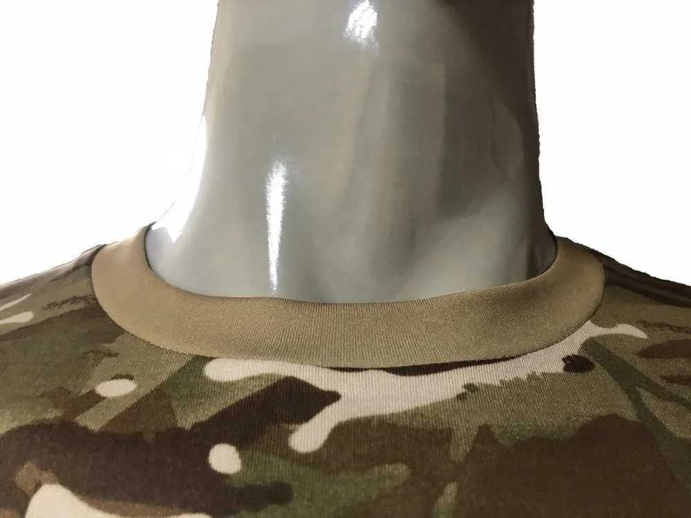 Custom high quality camouflage T shirt for army school disruptive pattern uniforme for unisex plus size t shirt