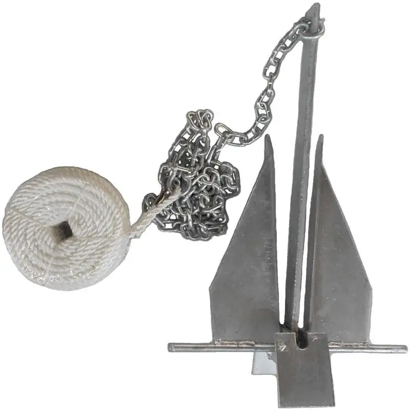 Custom Parts China Danforth Anchor Zinc Plated Anchor Chain Stainless Steel Folding Boat Anchor