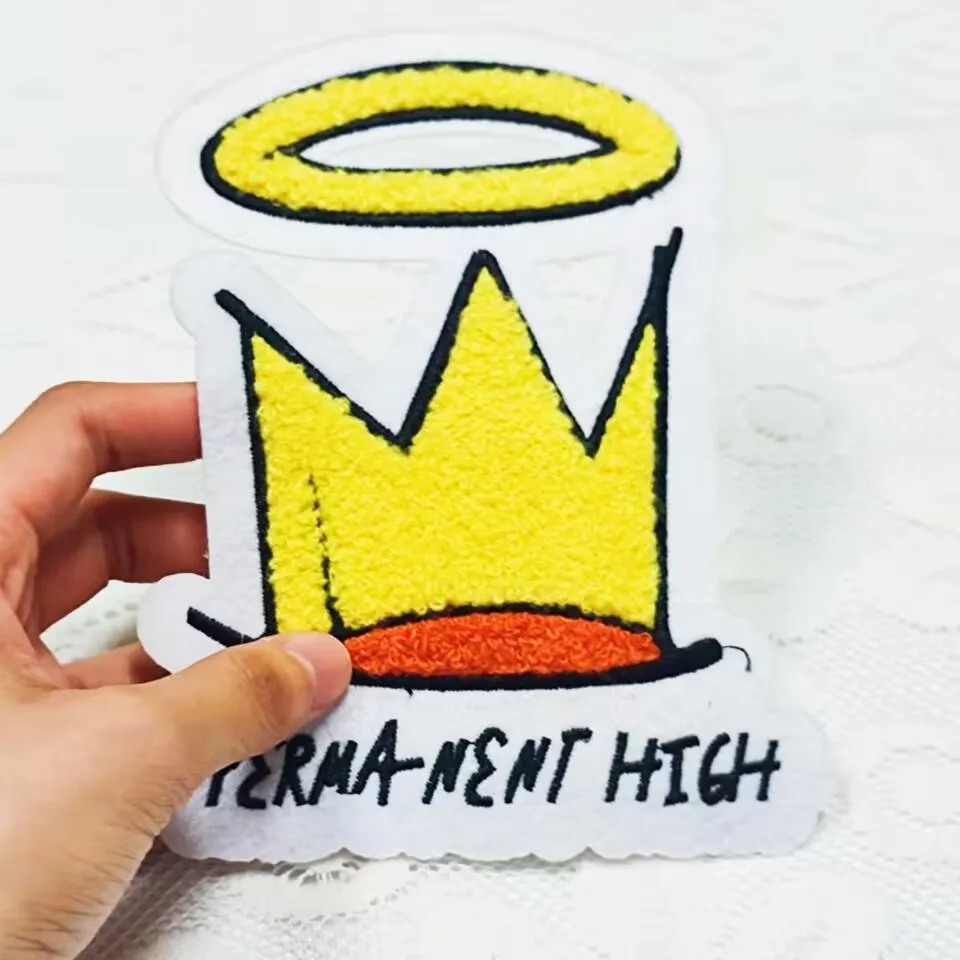 Sew on Heat Press Patches for Jackets Jeans Custom Large Number Chenille Patch Custom Embroidered Chenille Patches