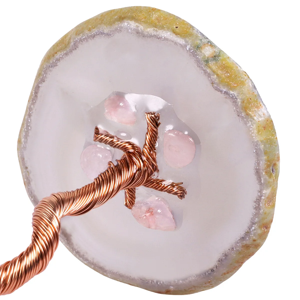 Customization Natural Gem Crystals Healing Stones Hand Made Lucky Crystal Tree for Christmas Decoration