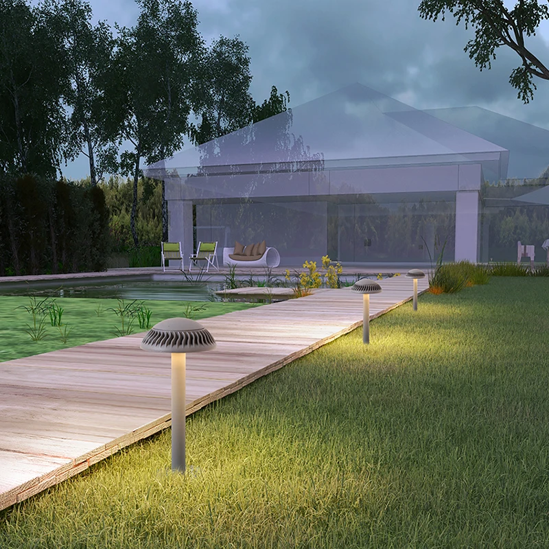 Energy Saving Landscape Garden Path Lawn Solar Lamps Outdoor Grounding Light Outdoor Ip65 5w LED Spike Spot Light Lawn Lights