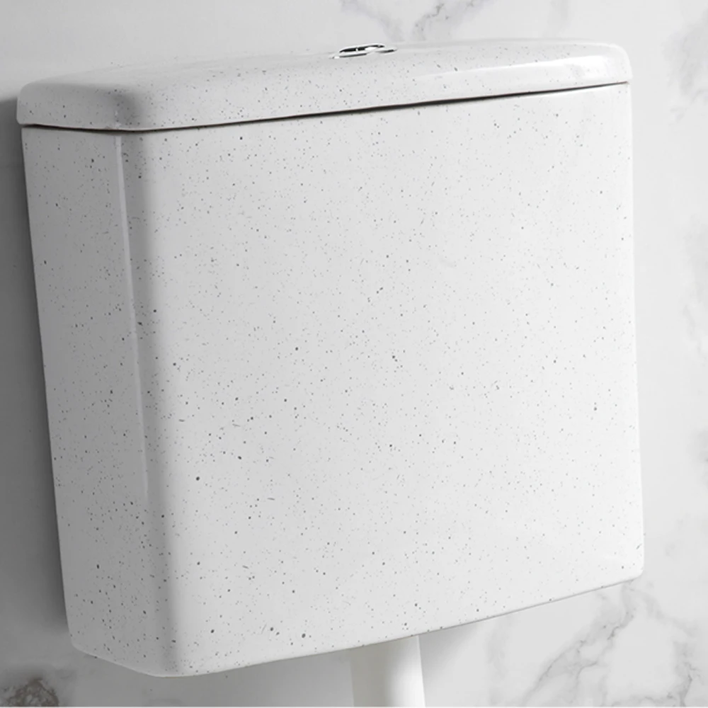 
New ceramic water tank toilet squatting stool white squatting pan 