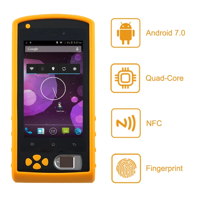 
4G WIFI Rugged Security Guard Time Attendance System FP05 HFSecurity 
