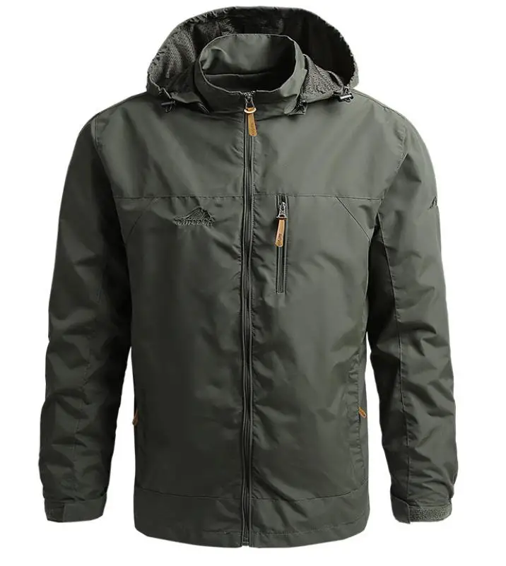 
man wind repellent custom fleece jacket 