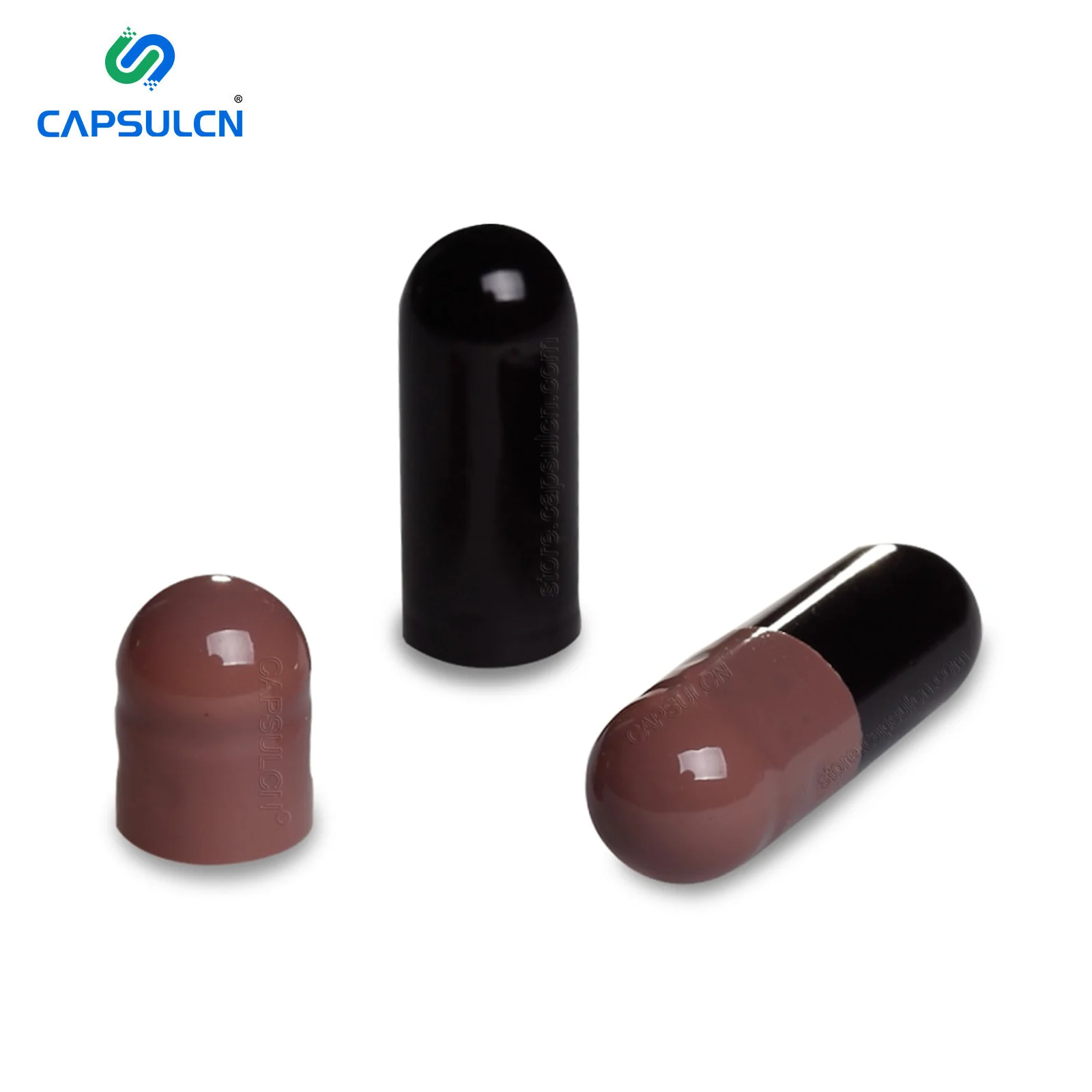 CapsulCN Halal Certified Mix Of Yellow Goldenrod And Black Size 1 2 3 Empty Gelatine Capsule Empty Hard Gelatin Capsule