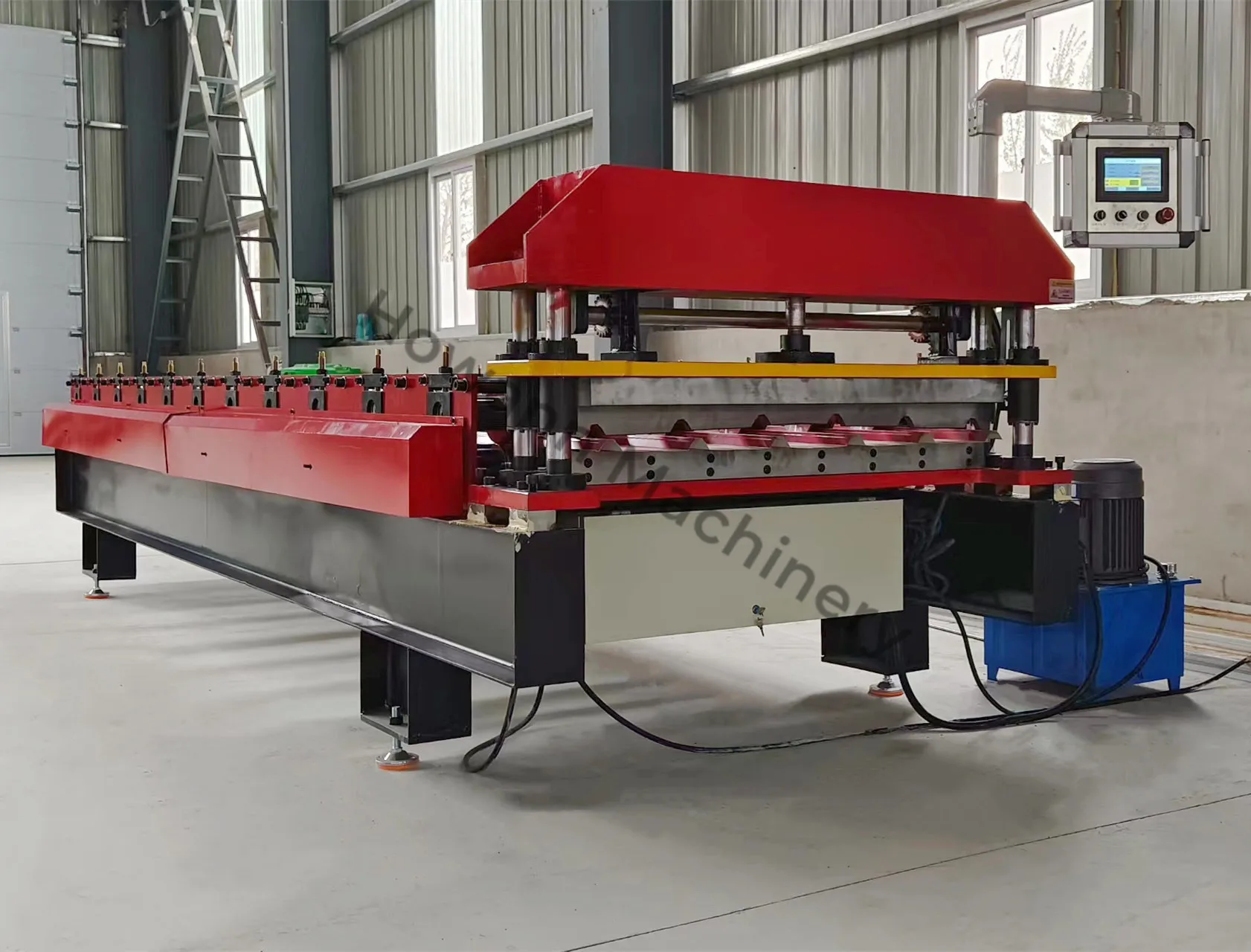 1250mm Width Roof Sheet Roll Forming Machine Zinc Roof Sheet Making Machine Metal Roof Panel Machine