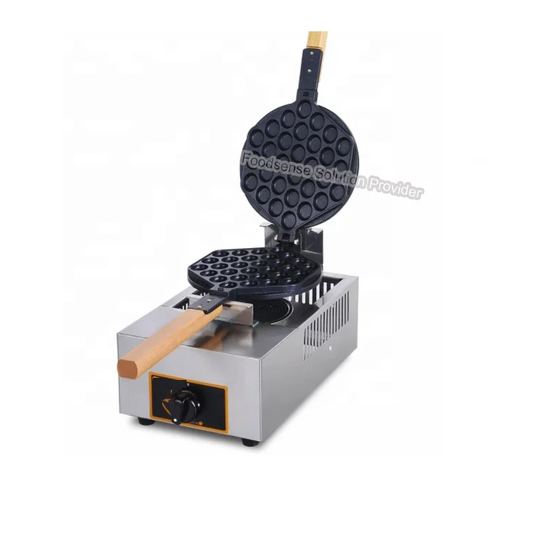 GAS Type Egg Waffle Maker Make a large hexagon-shaped waffle with a bubble
