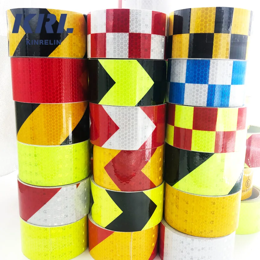 Customized Size Safety Reflective Tape Truck Road PVC Conspicuity