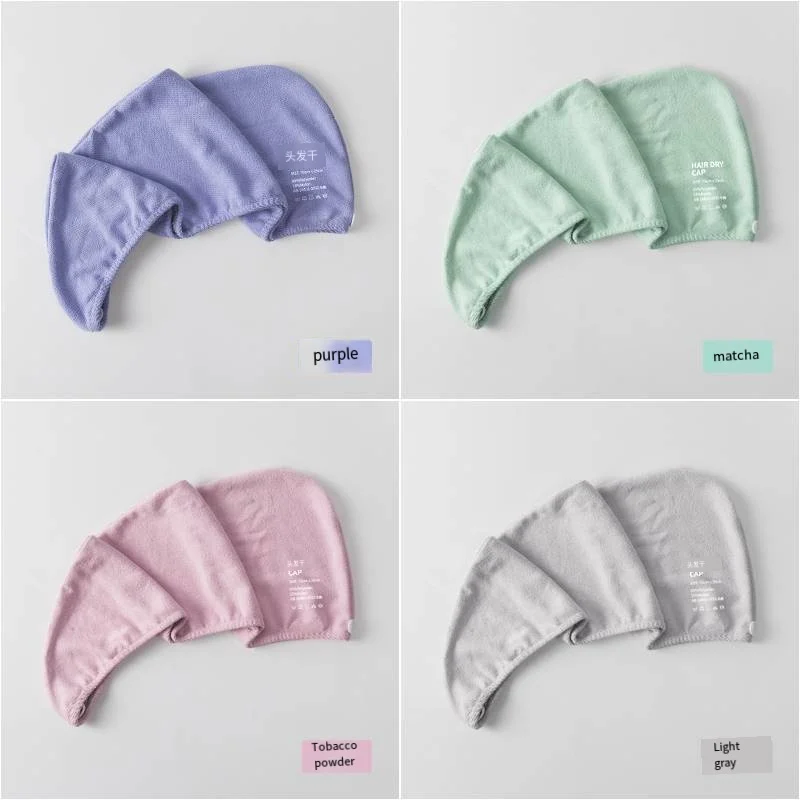 Absorbent Microfiber Hair Towel Wrap Women Quick Dry Turban Wraps Hair Drying Towel