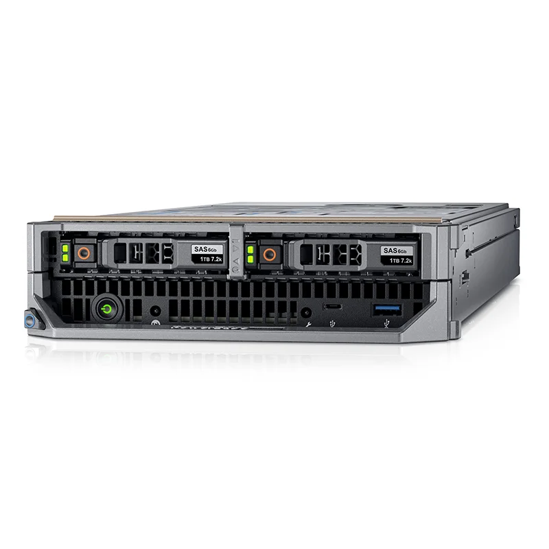 Dell Server Used PowerEdge M640 Database Density Modular Server Half-Height Blade Used Server