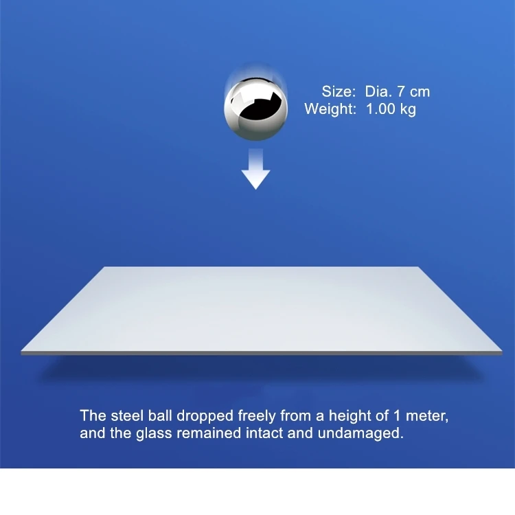 Anti-Glare Magnetic Glass Whiteboard 1200x1500mm for home, offices or school