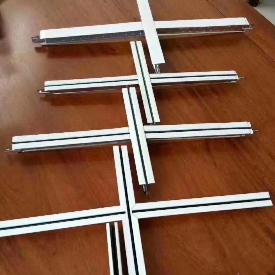 
T runner main tee and cross tee suspended ceiling T bar components T ceiling Tee grid 