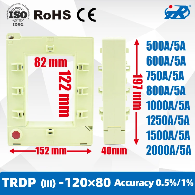 Residual Cast Resin Nanocrystalline Split Core Zero-phase AC Current Transducer Mutual DC Current Transformer
