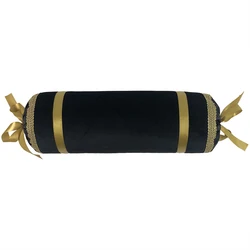 Wholesale throw custom pillowcase velvet golden decoration home decor cushion cover Black gold pillowcase