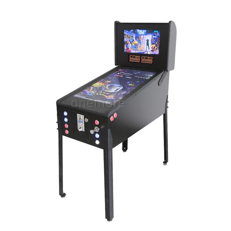 Best Popular 32 inch Mini Virtual Pinball Game Machine With High Quality LED Buttons and Pinball Plunger