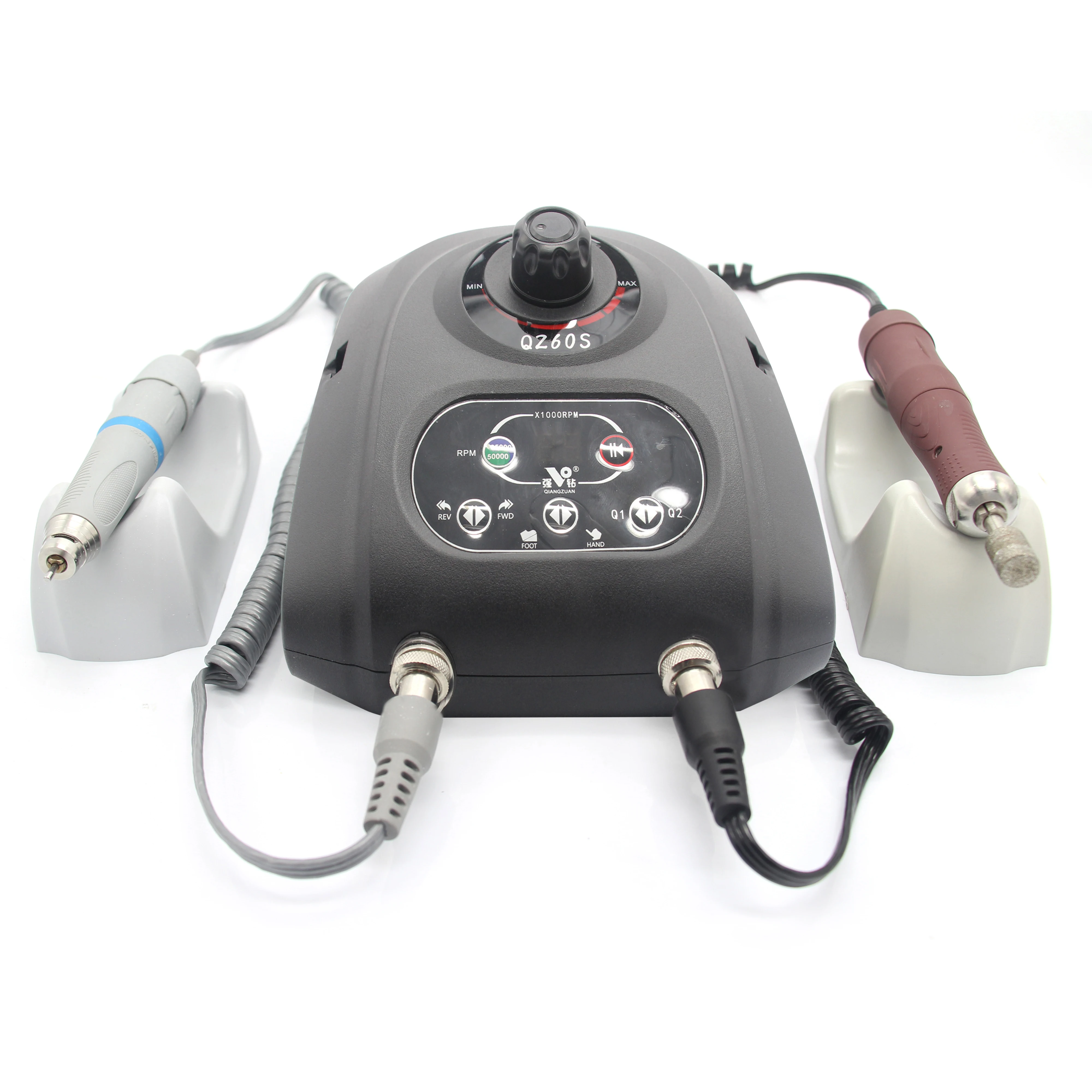240W two handpiece 50000RPM brushless strong electric micromotor jewellery polishing drill machine