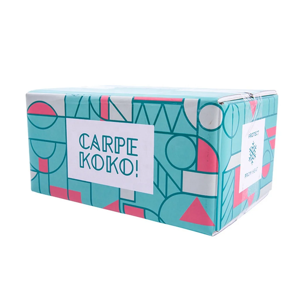 Meat Frozen Food Packing Thermal Insulated Cardboard Box For Cold Chain Transportation