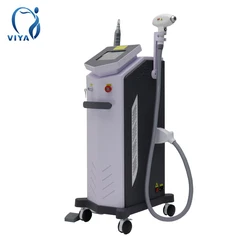 3 in 1 755 1064 808 Skin Tightening pico laser machine diode laser hair removal  handpiece machine tattoo removal laser machine