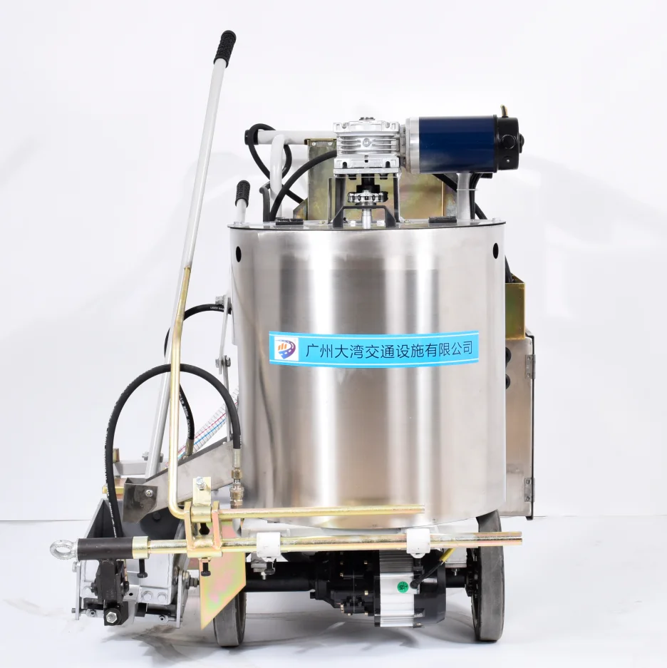 Small Road Construction Portable Used Electric Stirring Type Tar Road Machine Marking Trucks Working Machine