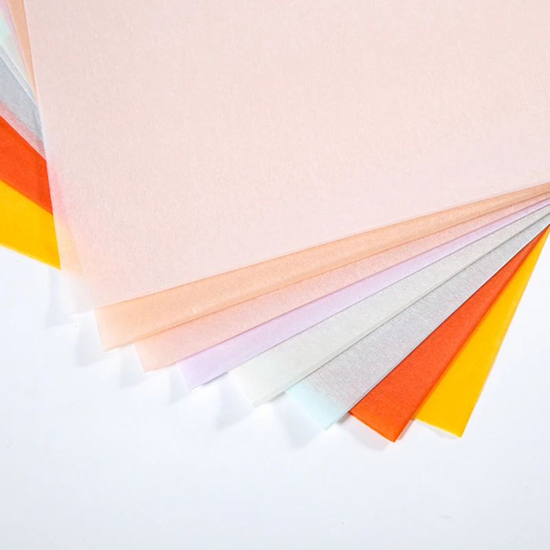 Hot Sell Cheap Pure Color Floral Bouquet Packaging Wrapping Paper