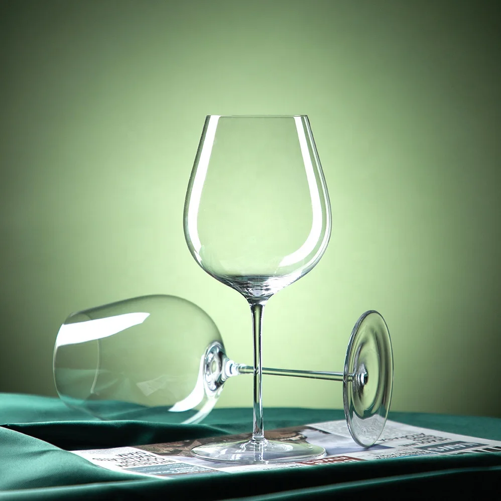Factory Wholesale Customized Ultra-thin Large Wine Glasses Suitable Reusable Red Wine Glass For Wedding