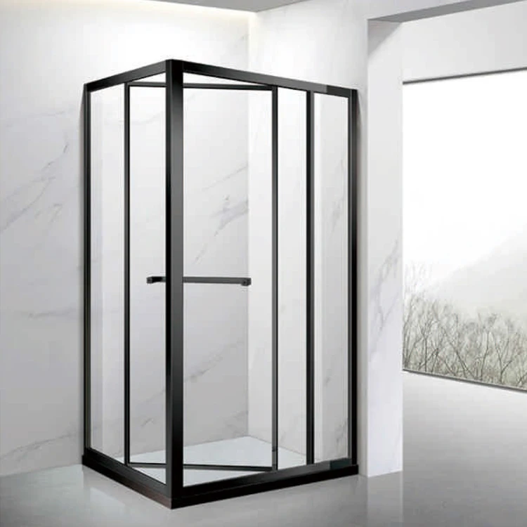 Hotel Use Direct China Factory Shower Enclosure 10mm Tempered Glass Stand up Modern Design Shower Door