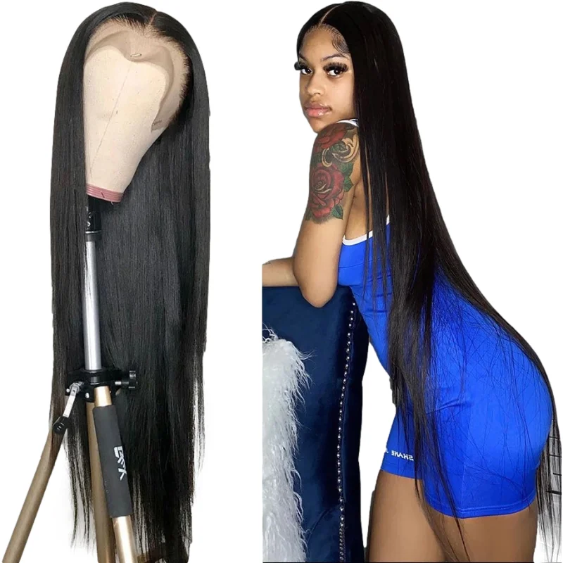 
 Поставщики париков бесплатный образец 4x4 13x4 T part150 % плотность бразильских волос парик необработанные человеческие волосы парики прямые кружевные передние парики  