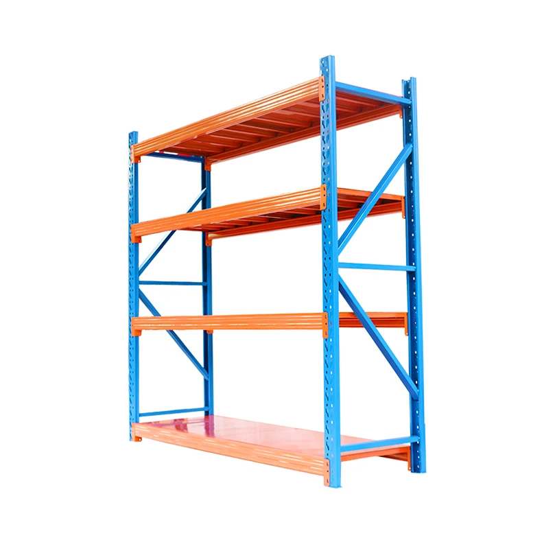 4 Tiers Metal Warehouse Racks storage shelves rack system for low ceiling warehouse