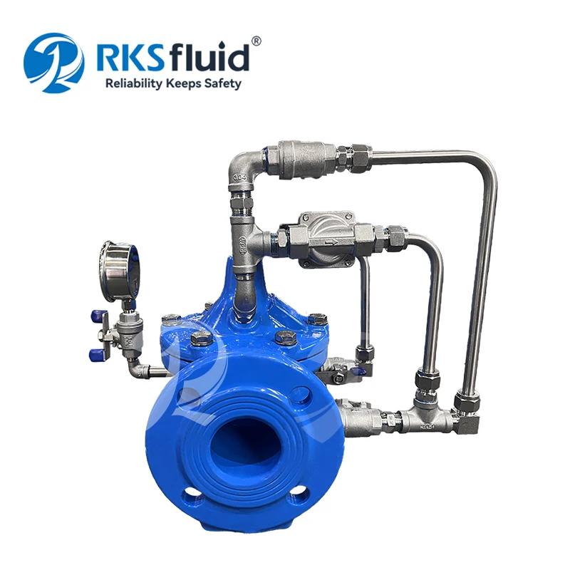 PRV Valve Supplier DN50 PN16 Ductile Cast Iron Water Flange Automatic Hydraulic Solenoid Control Valve