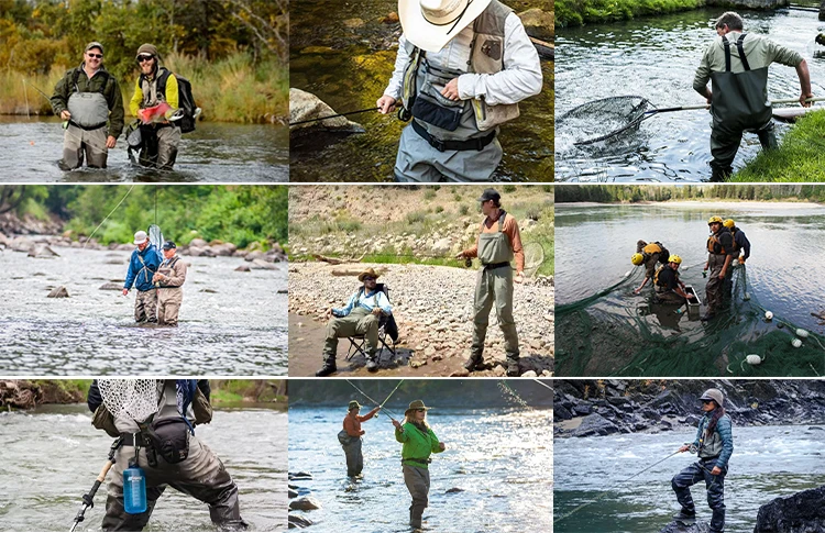 The great fit and friendly design duck hunting fishing waders bring you better harvest on ducks fly fishing