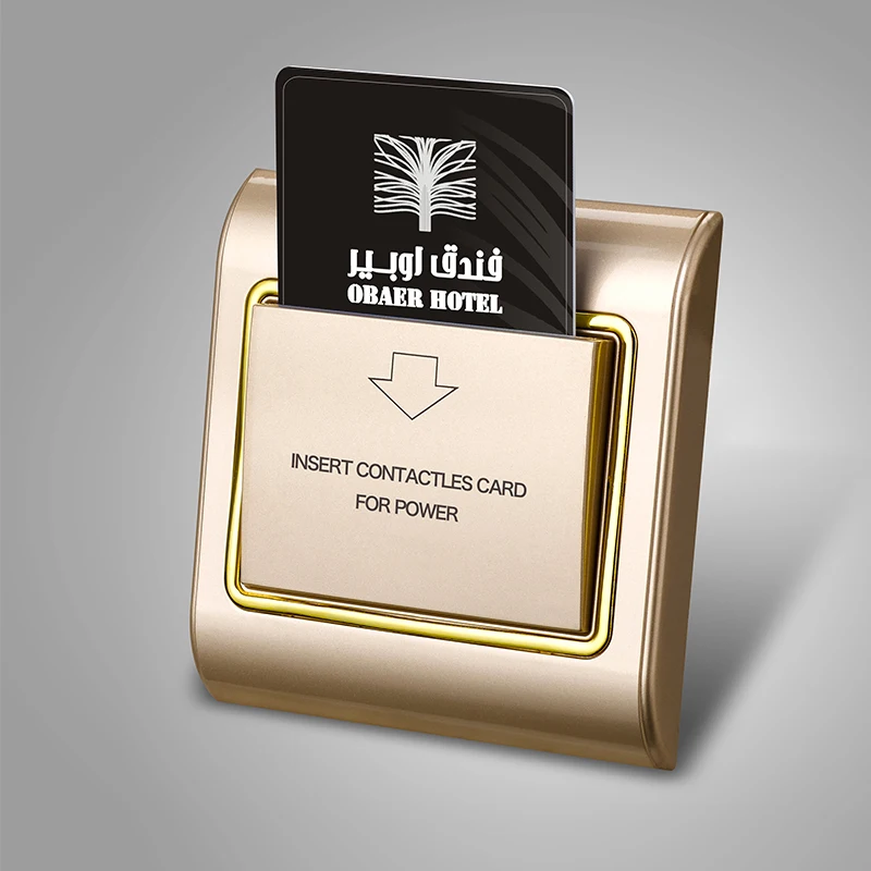 125Khz Magnetic Card Delay Time Switch Electrical Wall Switch For Hotel Room Key Holders