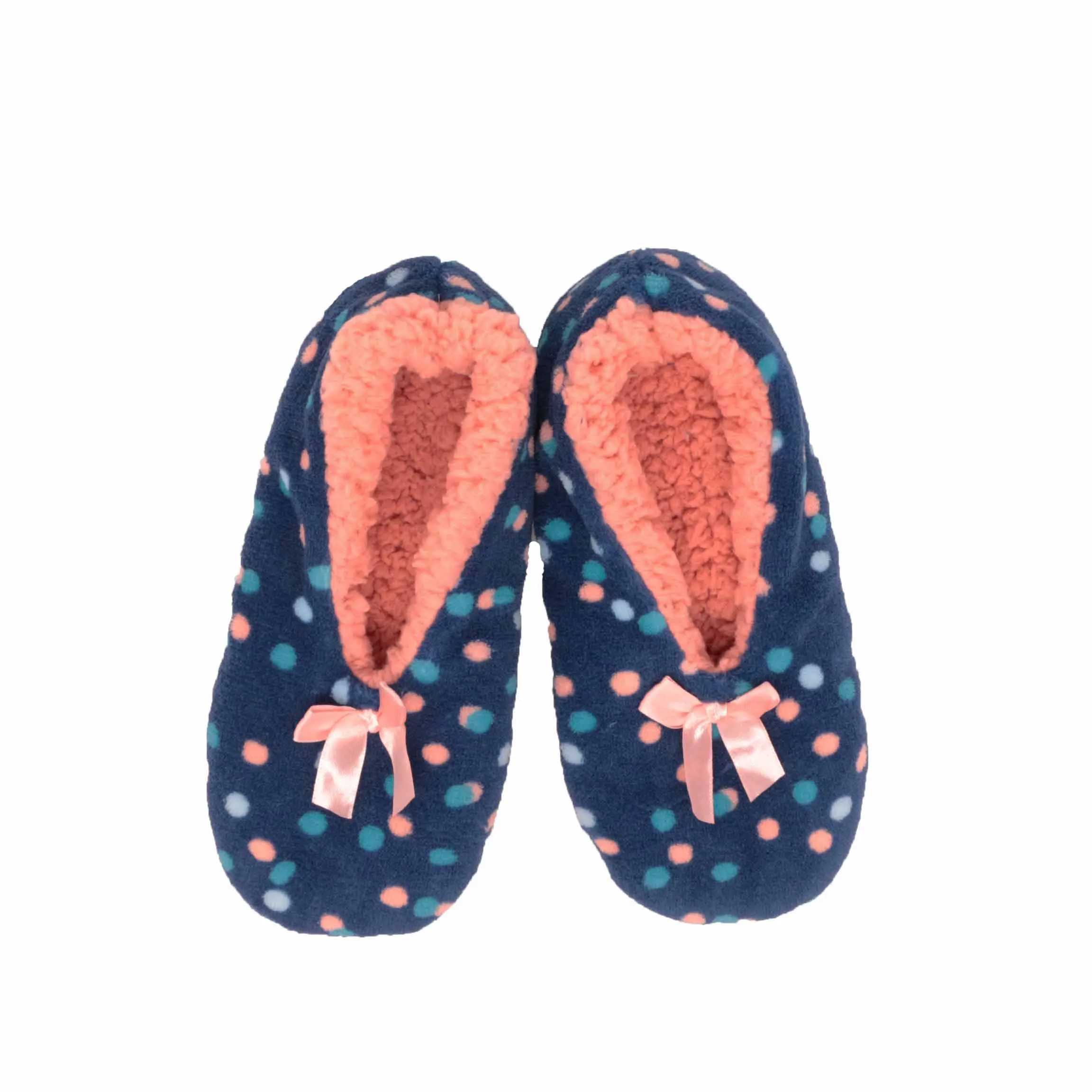 Фабричные женские тапочки, индивидуальные зимние женские плюшевые тапочки в горошек