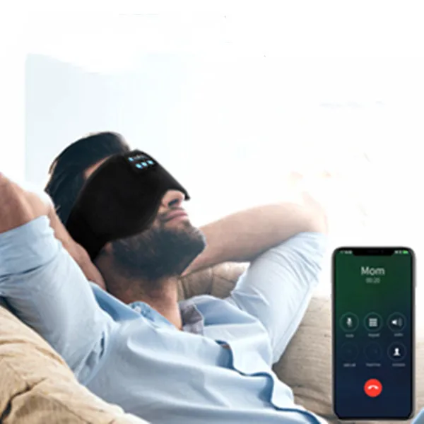Unisex Headset Bluetooth Wireless Sleeping Eye Mask as Office Travel Unisex Birthday Gifts