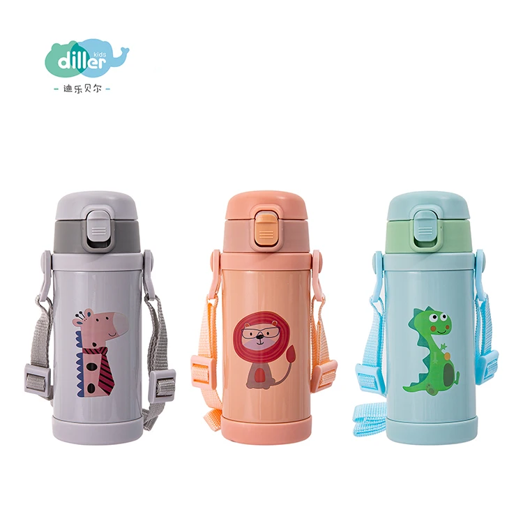 Kids stainless steel insulated drink water bottle for children