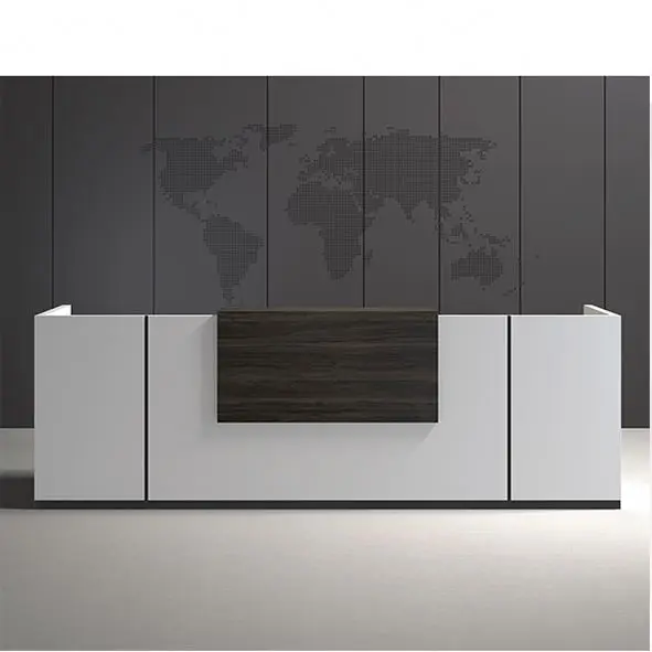 Simple Design Modern Reception Desk With High End Reception Desk Wood Furniture Wood Design Table