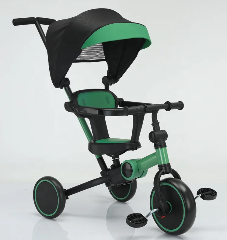 New arrival hot sale children trike baby tricycle foldable plastic tricycle kids bike stroller tricycle