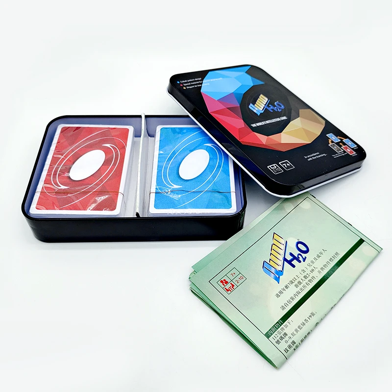 Mattel Games QUno Card Game Family Funny Entertainment Board Game Fun Poker Playing Cards With Metal Box For Children And Adults