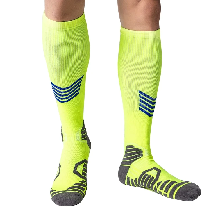 High Quality Fashion Nurse Football Medical Knee High Running Cycling Sport Stockings Compression Socks Men